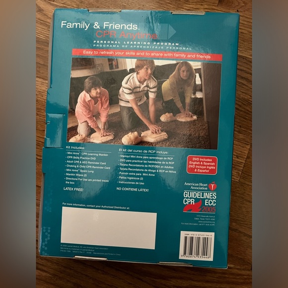 Family & Friends CPR Anytime: Personal Learning Program Kit NEW - Picture 3 of 5